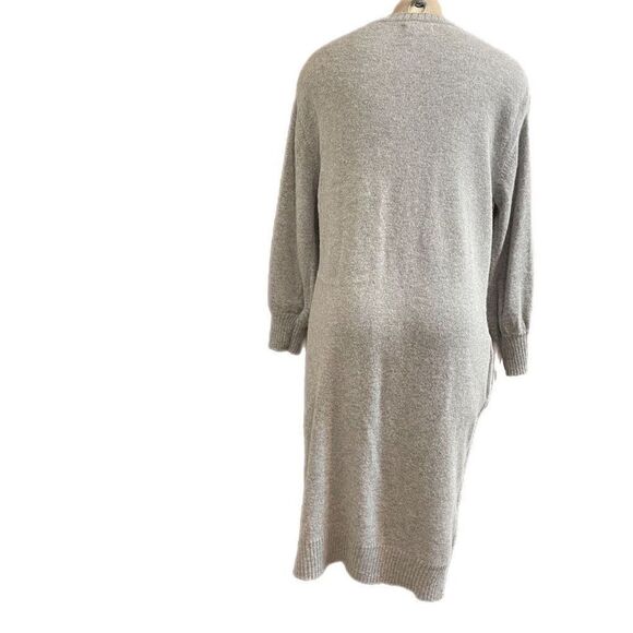 Micaela Greg Grey Alpaca Long Sleeve Dress Size Small - Picture 4 of 10